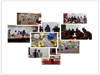 公司举办2015年第一、第二季度员工庆生活动